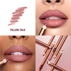 Charlotte Tilbury pillow talk lip liner pencil shade display