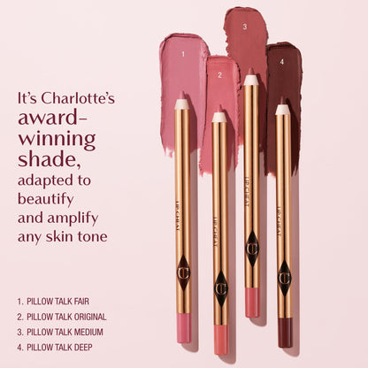 Charlotte Tilbury Lip Cheat Lip Liner Pencil showing the brand logo details clearly.