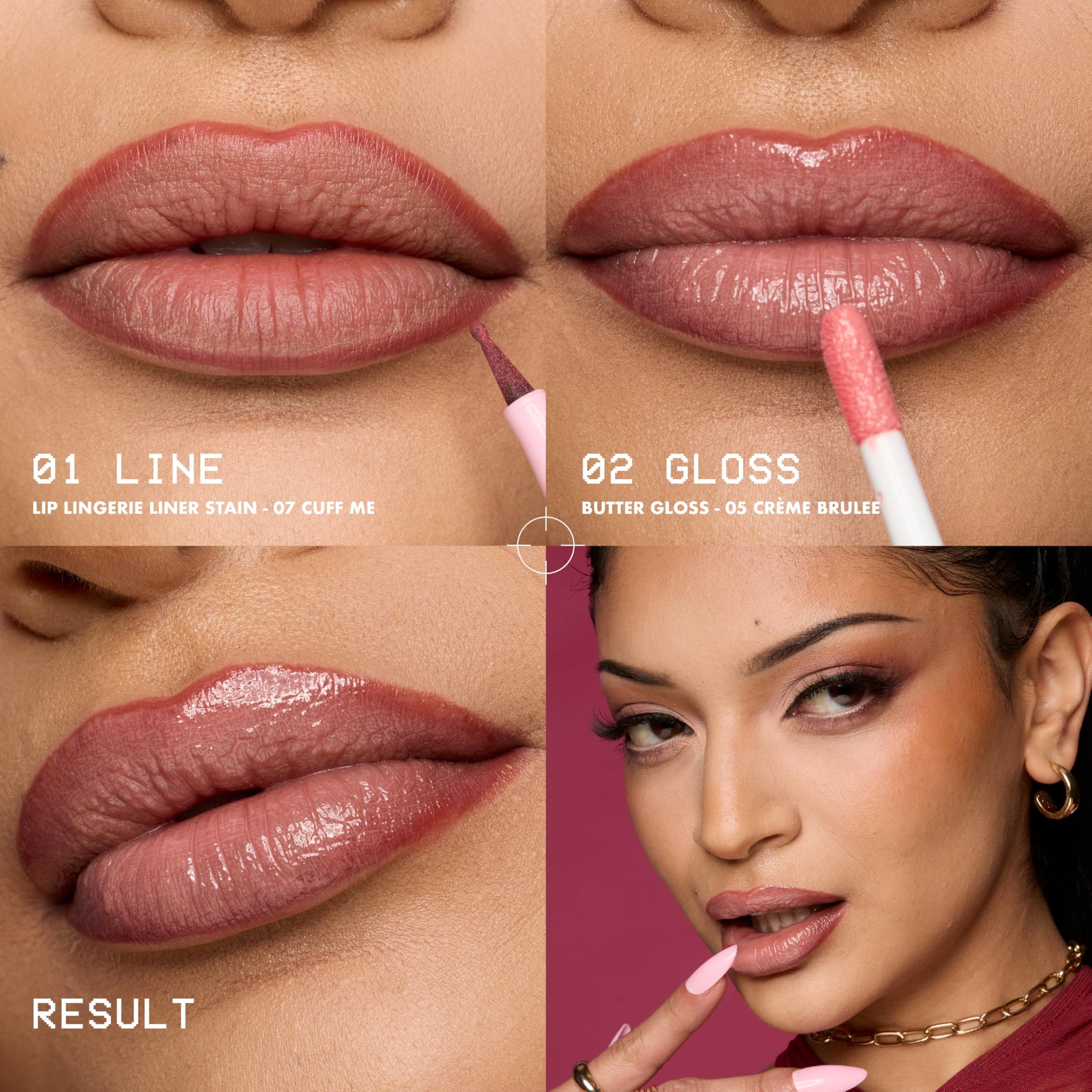 Long lasting NYX Professional Makeup Lip Lingerie Liner Stain Up To No Good product cap off view
