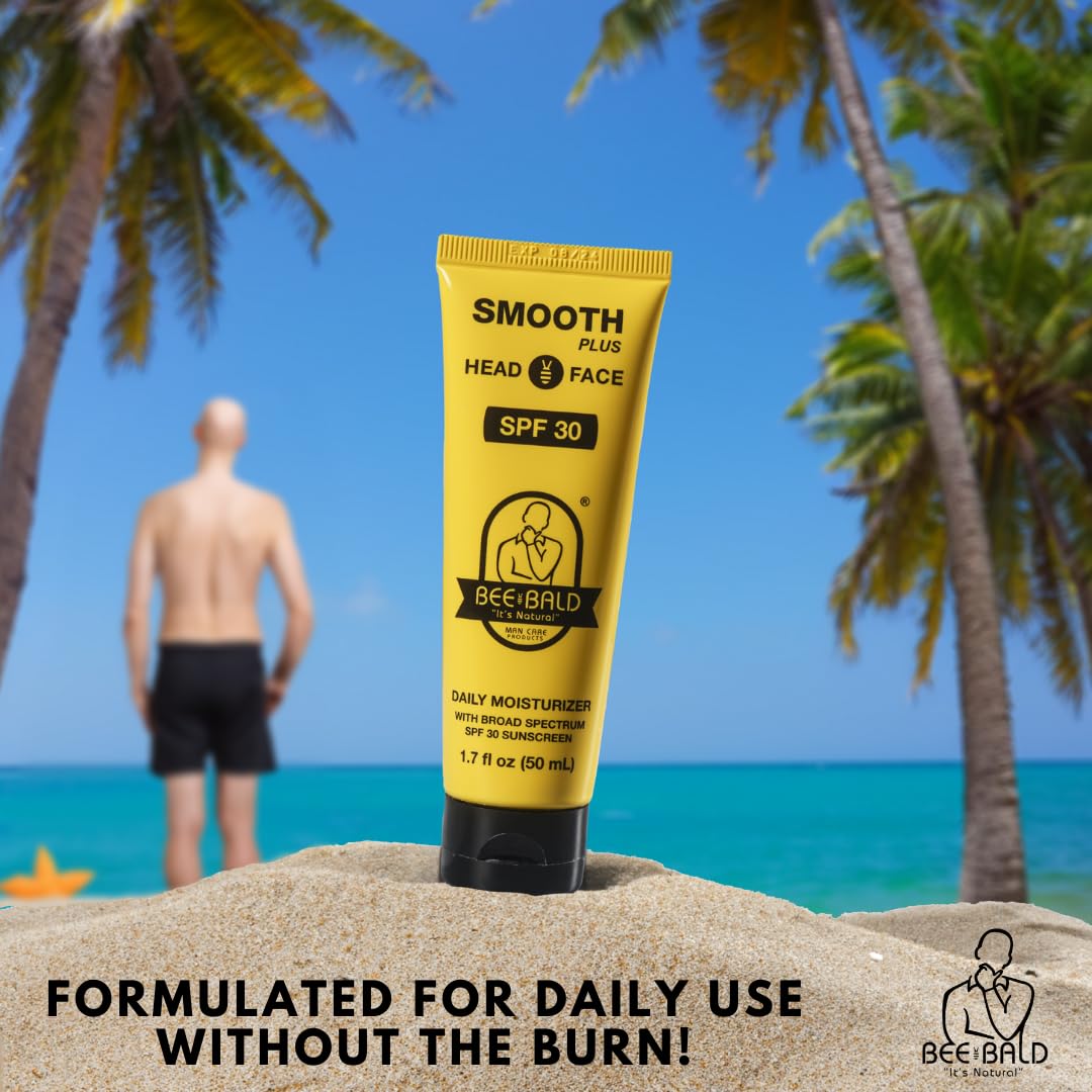 Bee Bald skincare product for shaved head maintenance