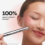 Model wearing Sacheu peel off lip stain matte finish