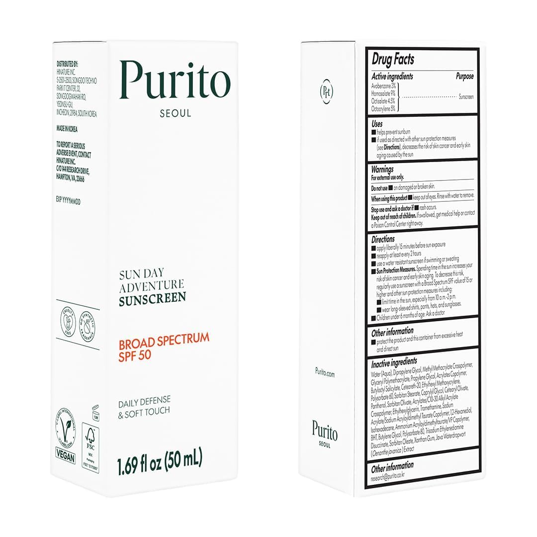 Purito Seoul Sun Day Adventure Sunscreen lifestyle setting