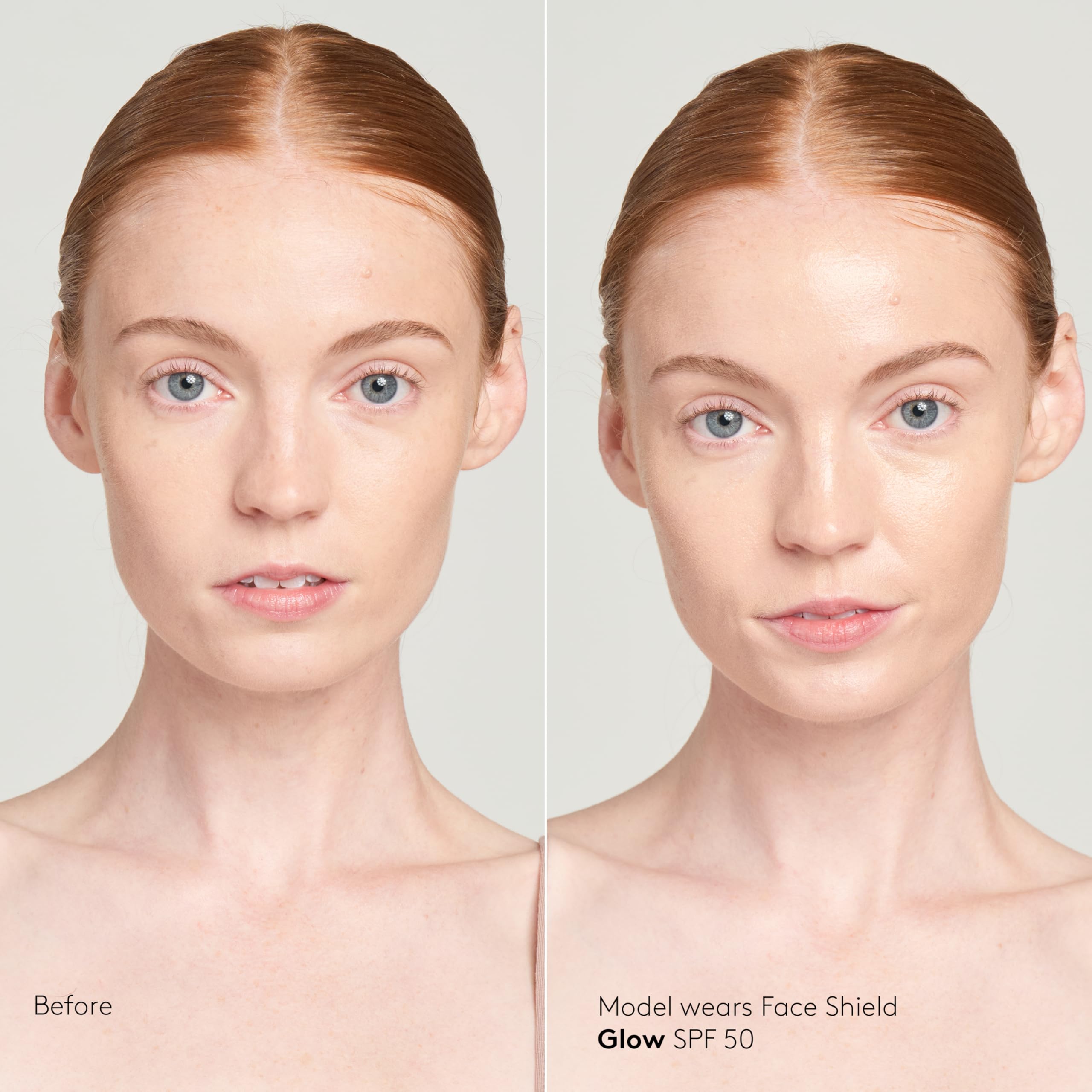 Colorescience mineral sunscreen glow finish application swatch