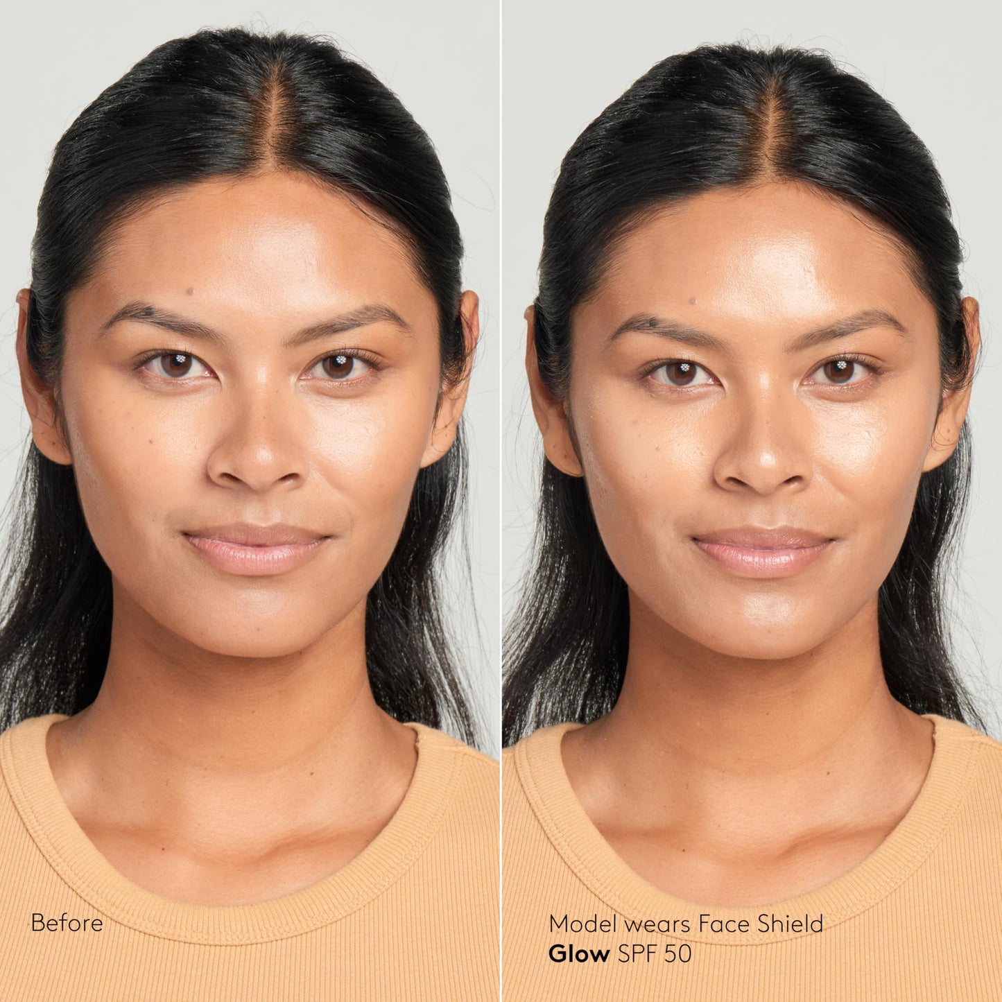 Texture of Colorescience Glow sunscreen on skin