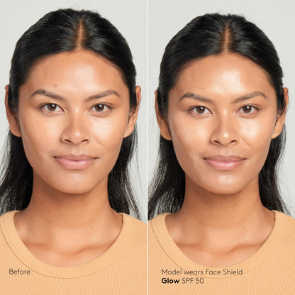 Texture of Colorescience Glow sunscreen on skin