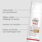 EltaMD mineral anti aging physical sunscreen packaging details