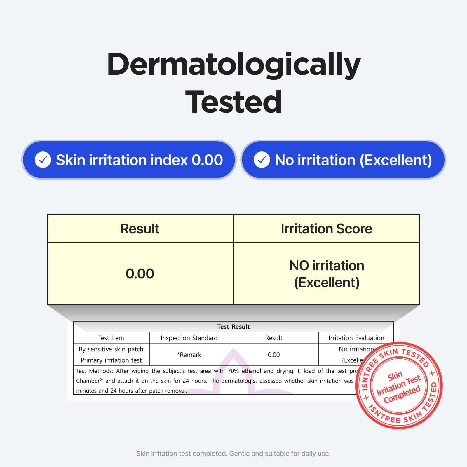 Authentic Isntree Korean skincare product seal