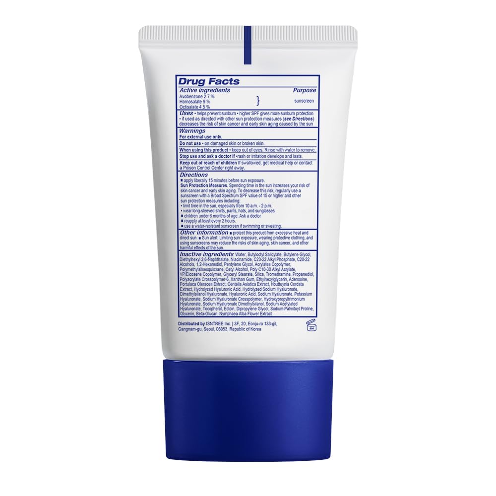Isntree Hyaluronic Acid Daily Sun Gel skincare routine display