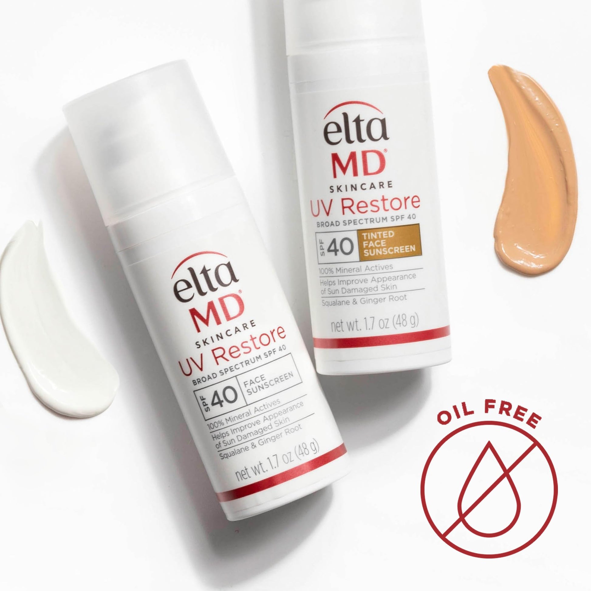 Authentic imported EltaMD tinted mineral sunscreen for dark spots