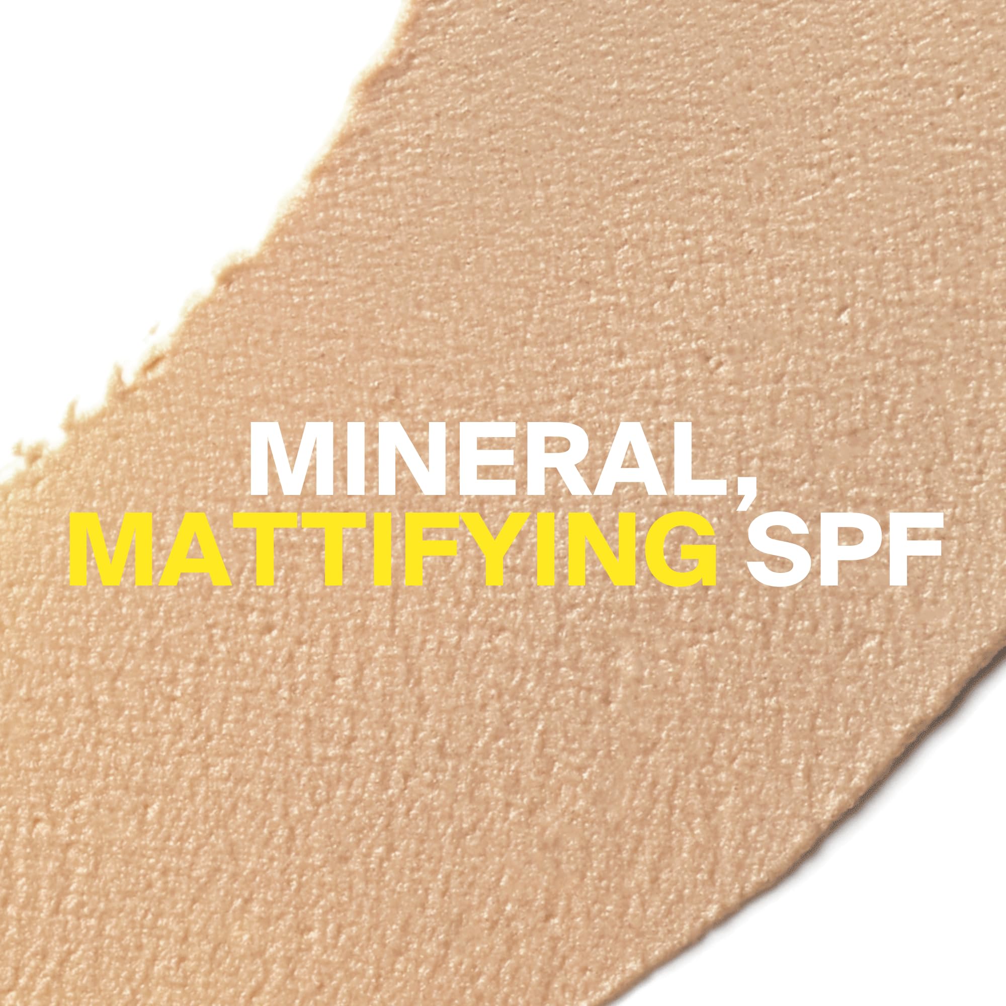 Supergoop! Mineral Mattescreen texture swatch on skin