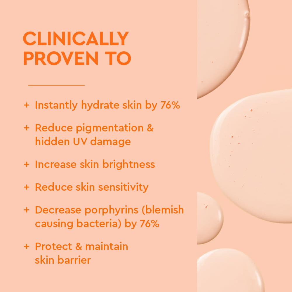 Byoma face fluid bottle packaging with SPF 50 label