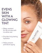 ALASTIN Skincare HydraTint Pro Mineral Sunscreen texture swatch on skin