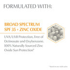 Eucerin Sun Tinted Sensitive Mineral Face Sunscreen applied on skin