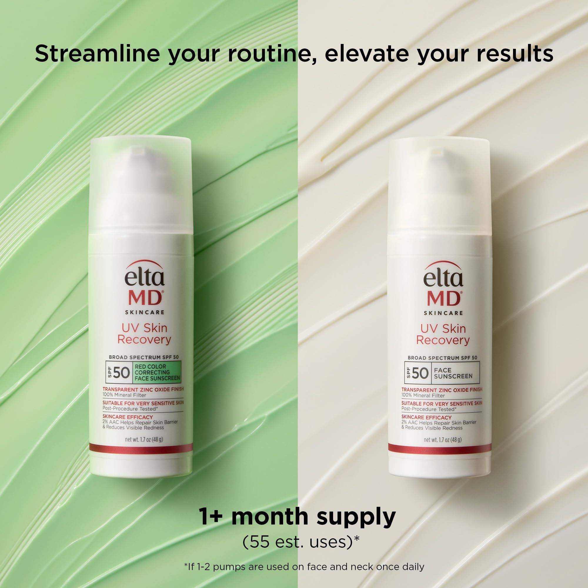 Applying EltaMD zinc oxide mineral sunscreen for sensitive skin barrier repair