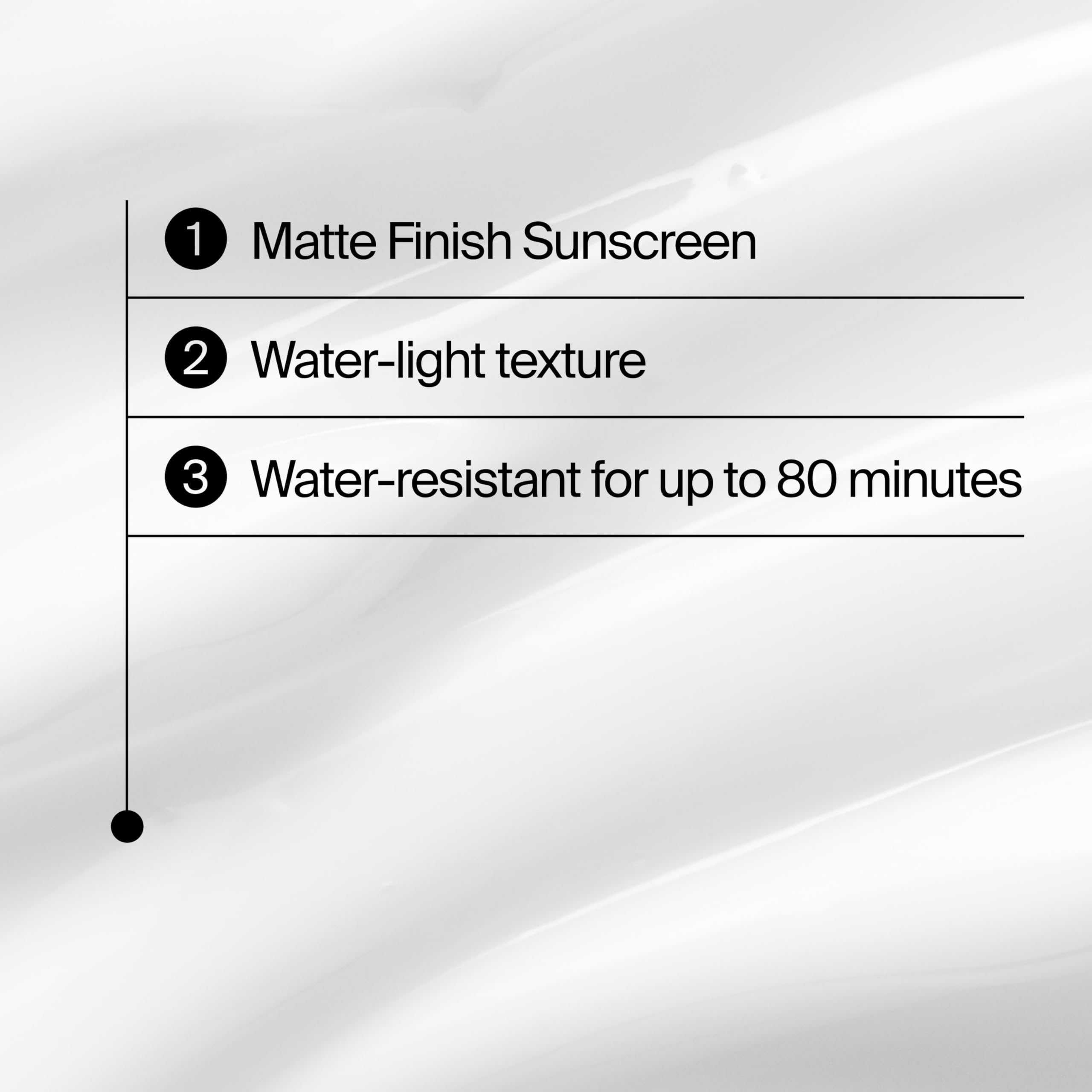 Close up view of the convenient squeeze bottle design for the Neutrogena Clear Face SPF 30 lotion