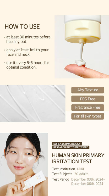 Mixsoon Bean Sunscreen imported USA authentic product