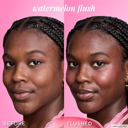 Glow Recipe dewy flush liquid blush serum formula closeup