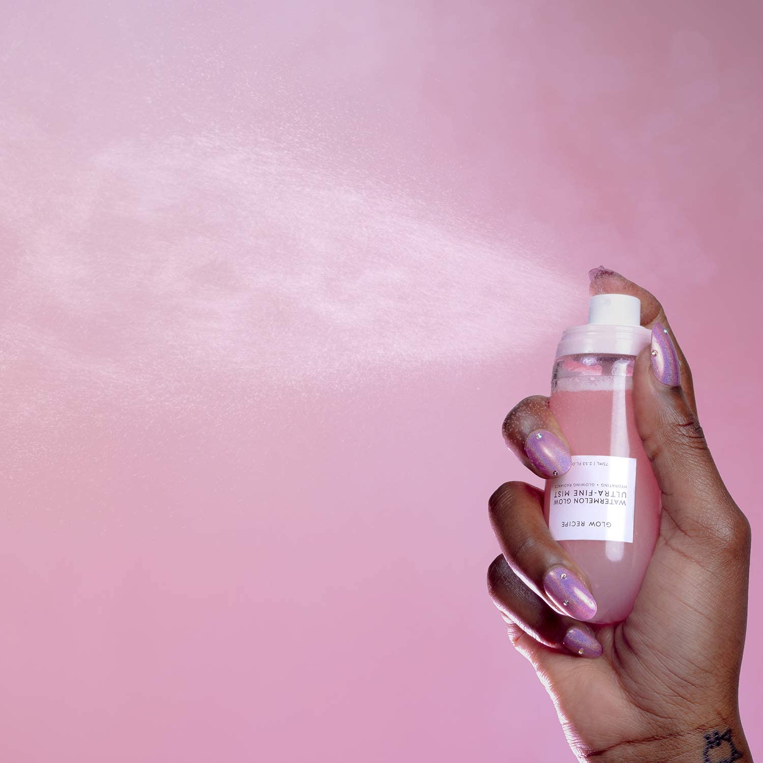 Glow Recipe seventy five milliliter watermelon mist unboxed on clean surface