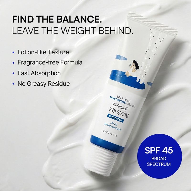 Round Lab SPF 45 sunscreen bottle for sensitive skin