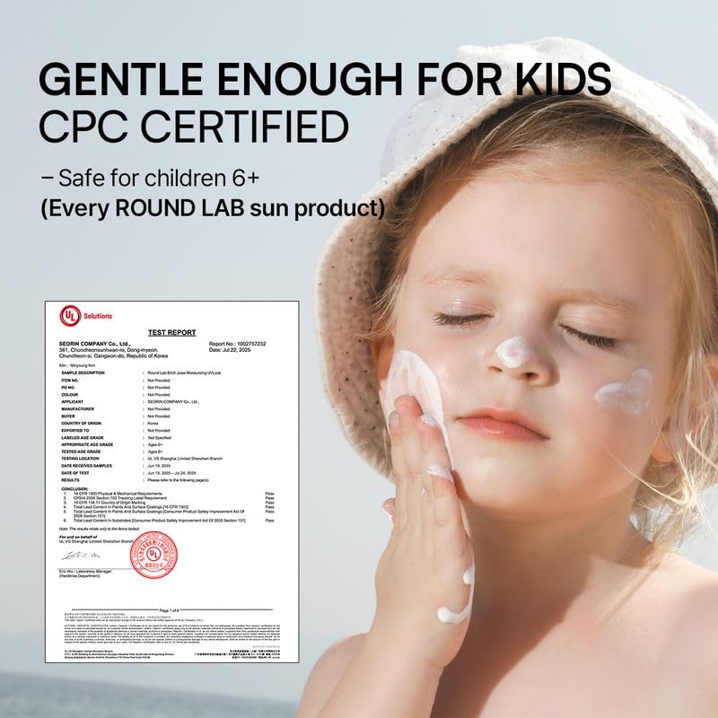 Authentic Round Lab imported sunscreen tube