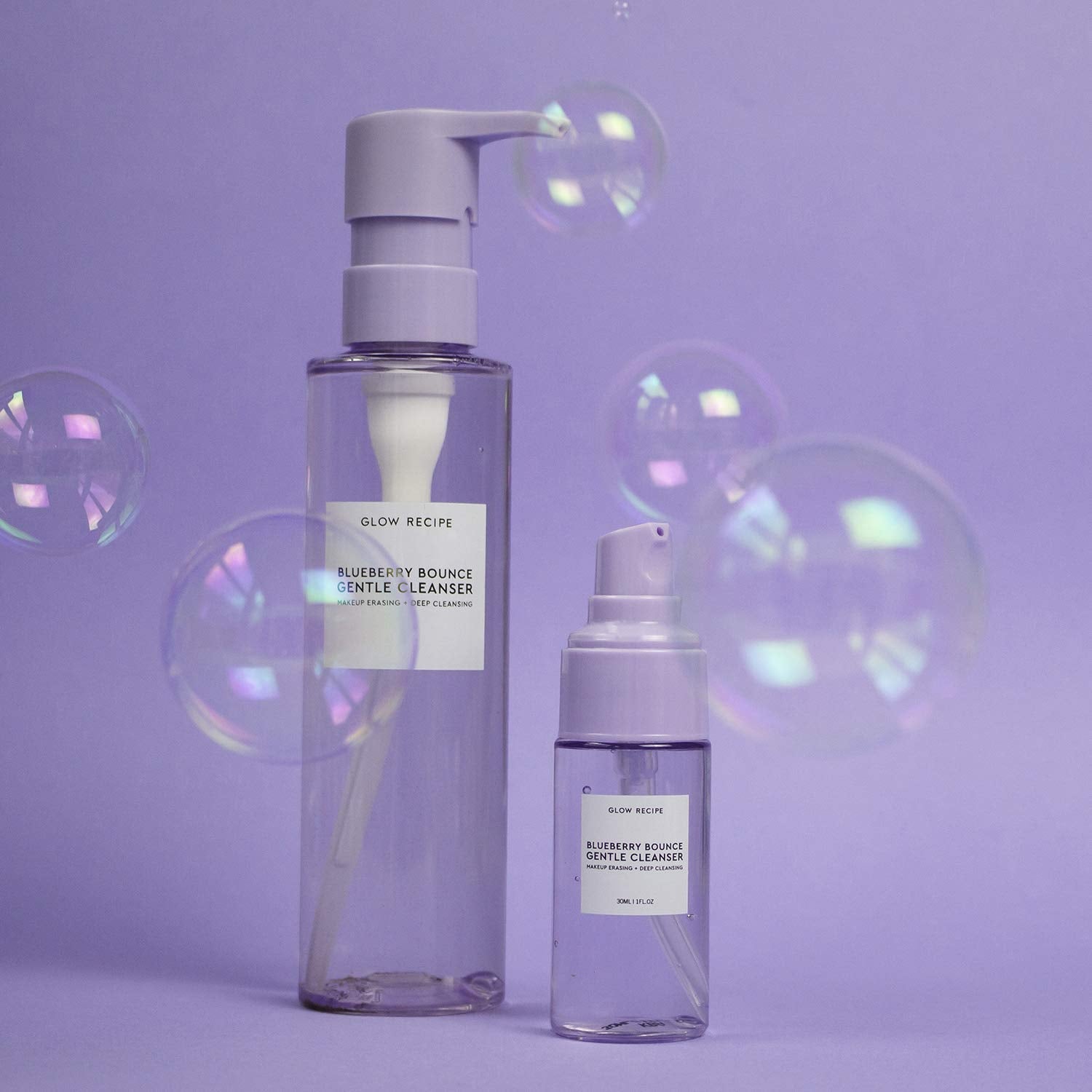 Imported USA Glow Recipe Blueberry Bounce face wash ingredients label