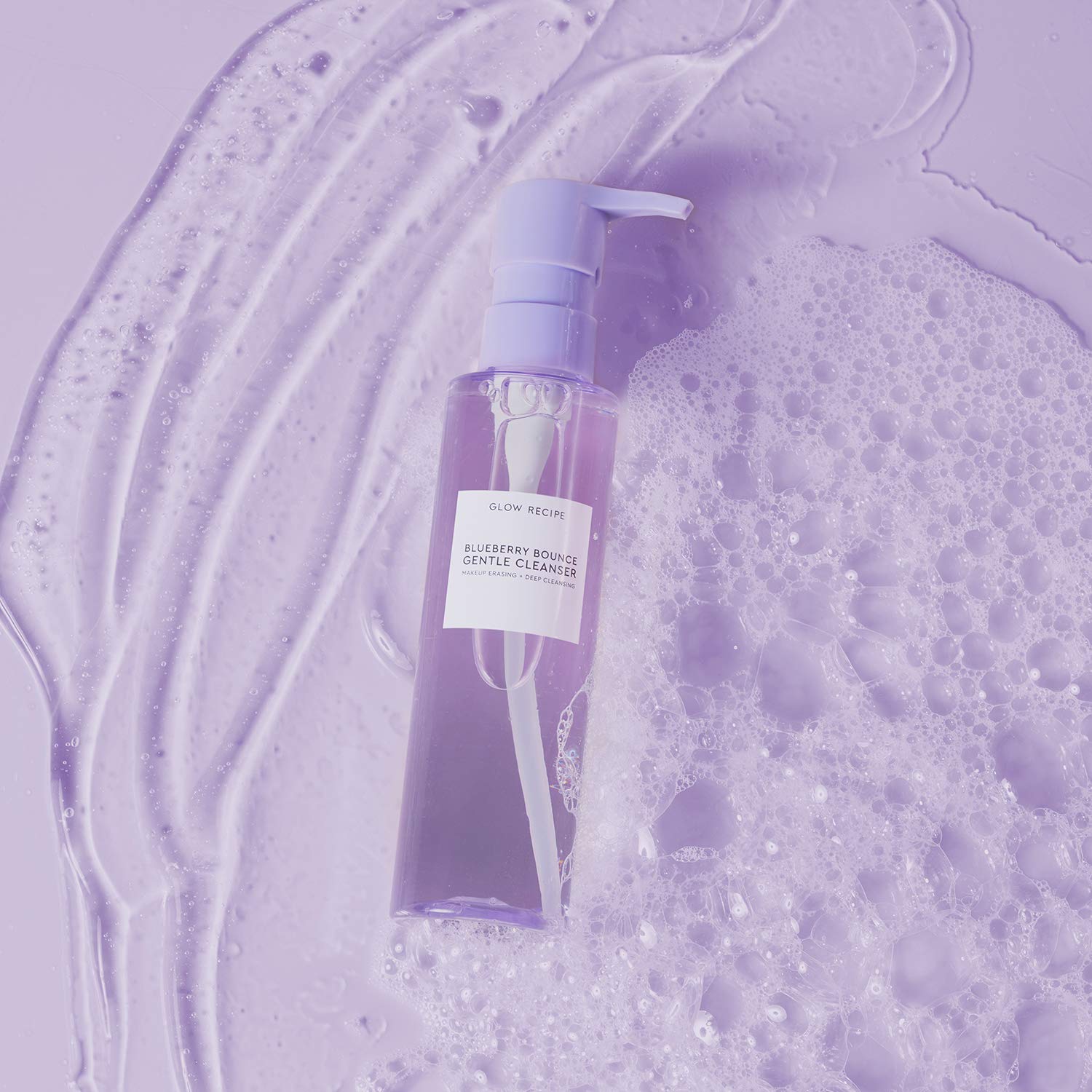 Glow Recipe Blueberry Bounce gentle skincare foaming facial wash bottle