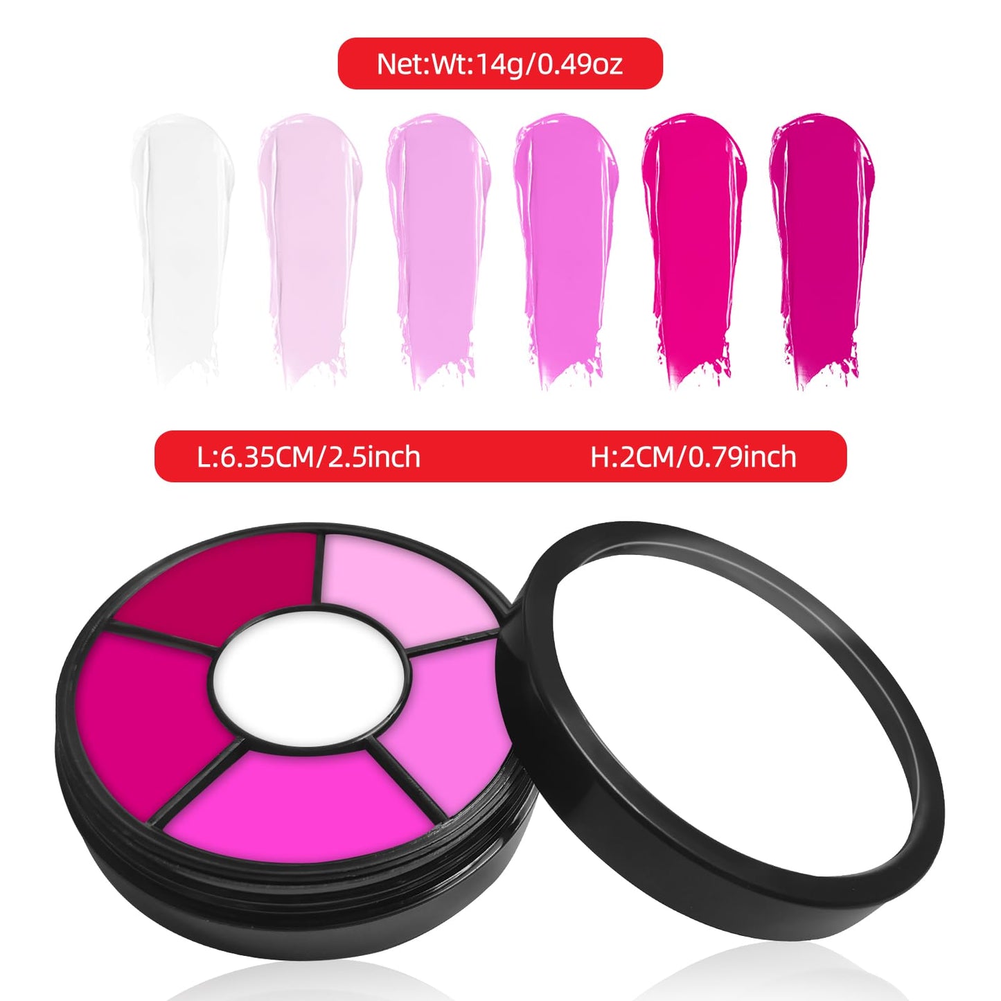 Go Ho professional cream face and body paint being applied smoothly with a makeup brush