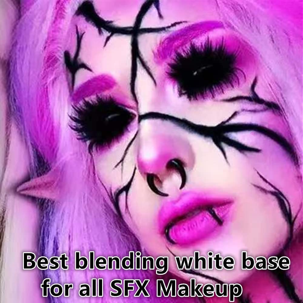 Go Ho highly pigmented pink face paint texture swatches demonstrating full coverage layers