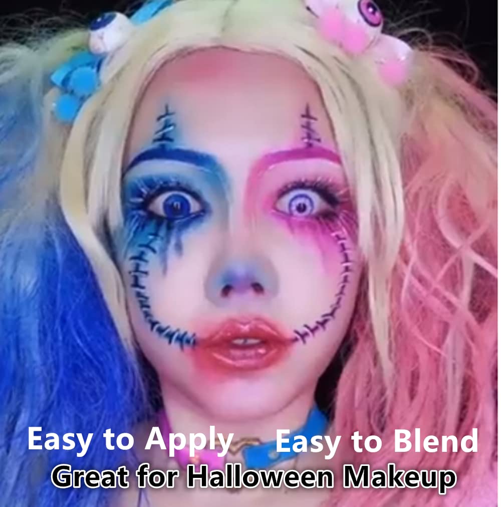 Go Ho hypoallergenic quick drying blue cream makeup for children and adults