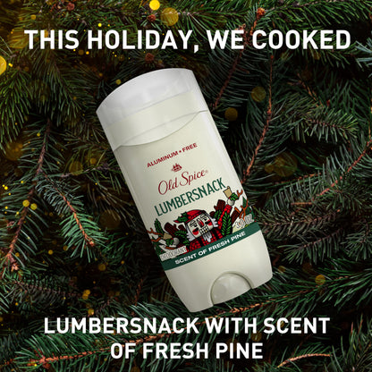 Close up of Lumbersnack fresh pine branding on product