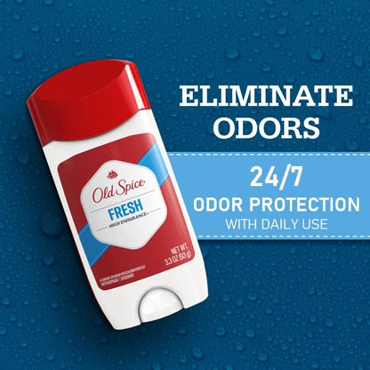 Old Spice men antiperspirant deodorant three point three ounce bottle