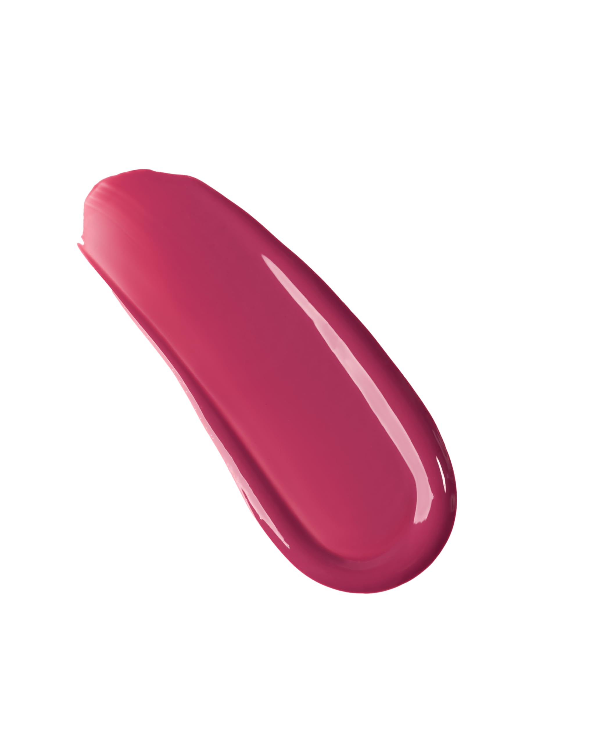 Swatch of Undefined R&R Sun Glaze Pink lip oil on skin