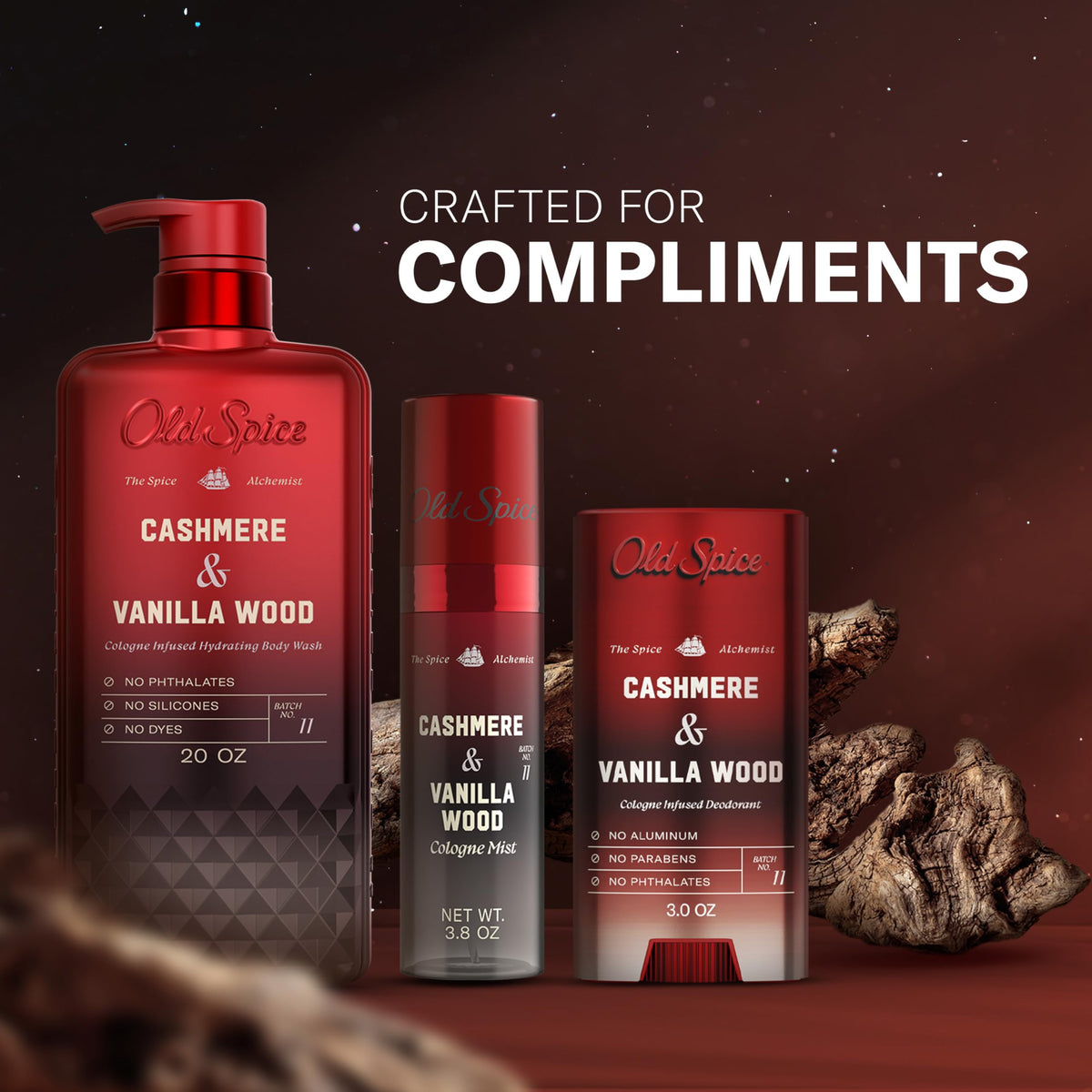 Old Spice men grooming deodorant stick open cap