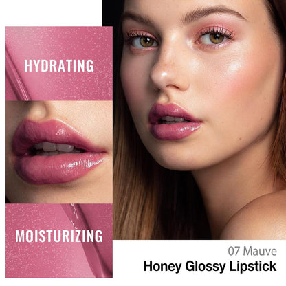 Kaely moisturizing glossy lipstick in shade 07 Mauve Honey for dry lips