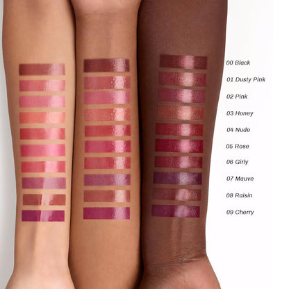 Kaely vegan and cruelty free hydrating shine lipstick packaging details