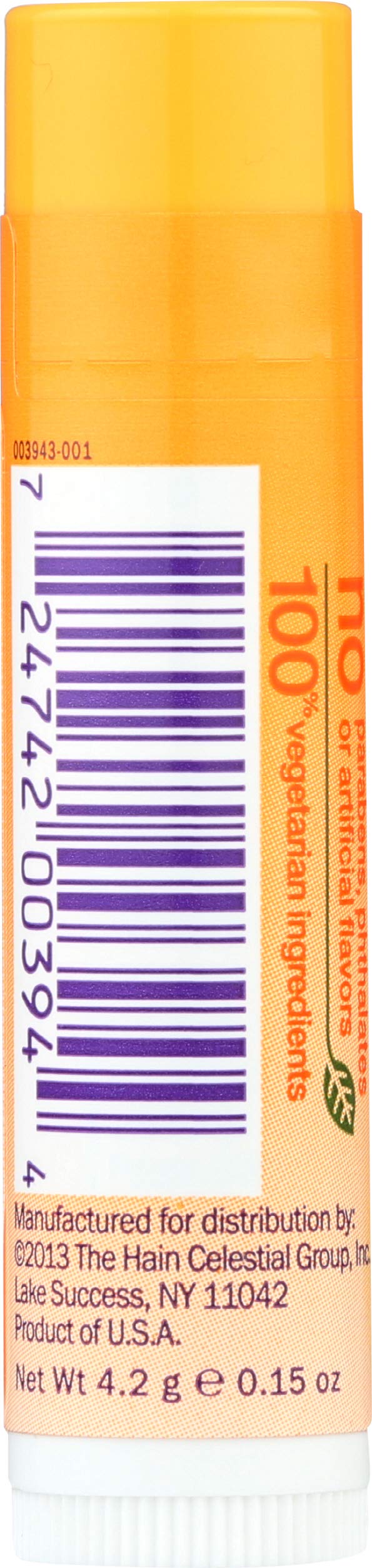 Alba Botanica lip balm tube packaging showing SPF 25 label