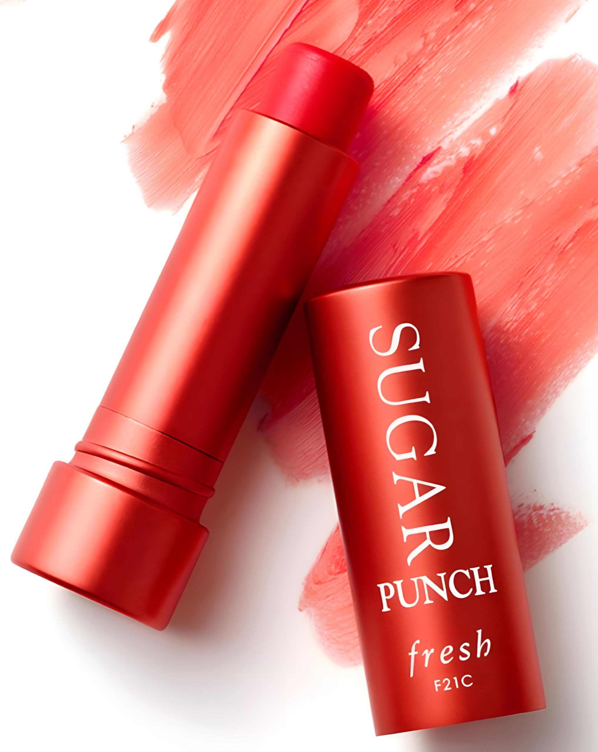 Fresh Sugar Punch tinted lip balm packaging details