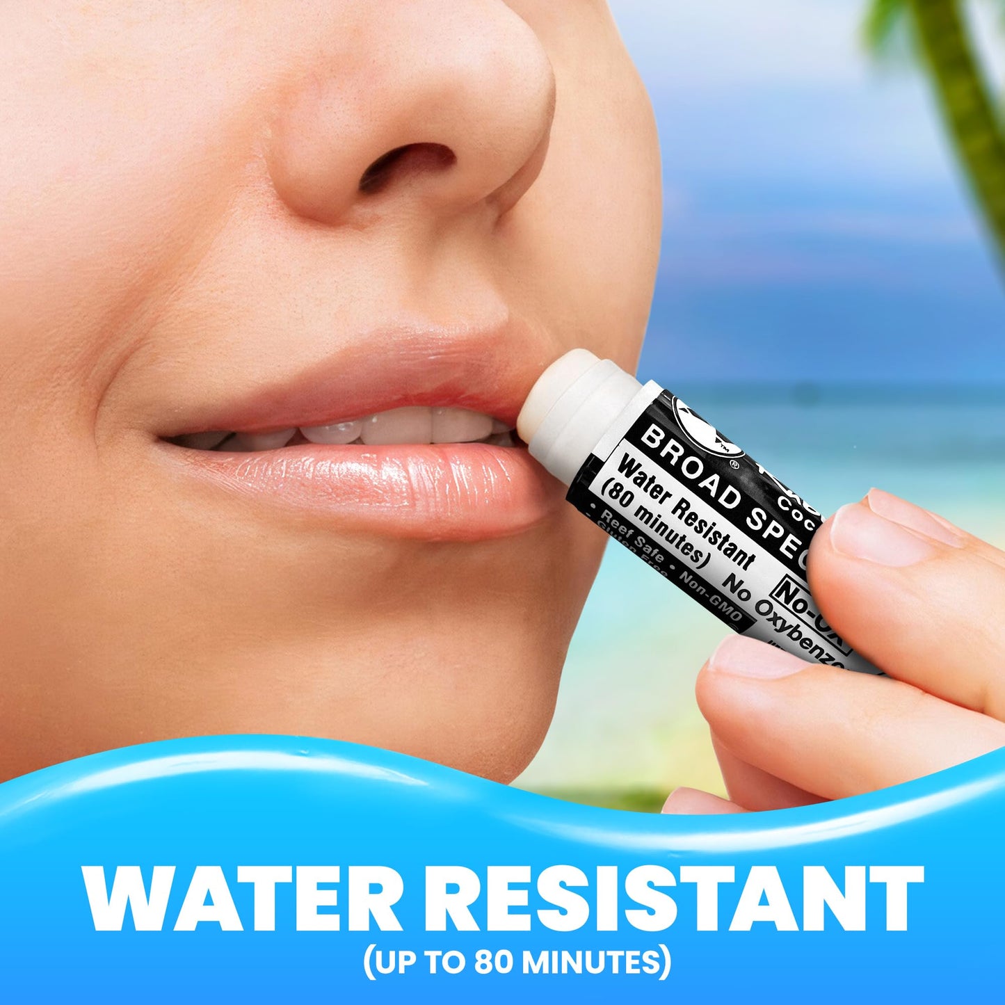 Coconut flavor lip balm sticks by Rubber Ducky