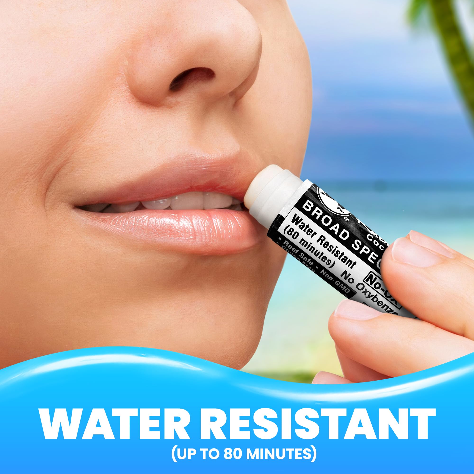 Coconut flavor lip balm sticks by Rubber Ducky
