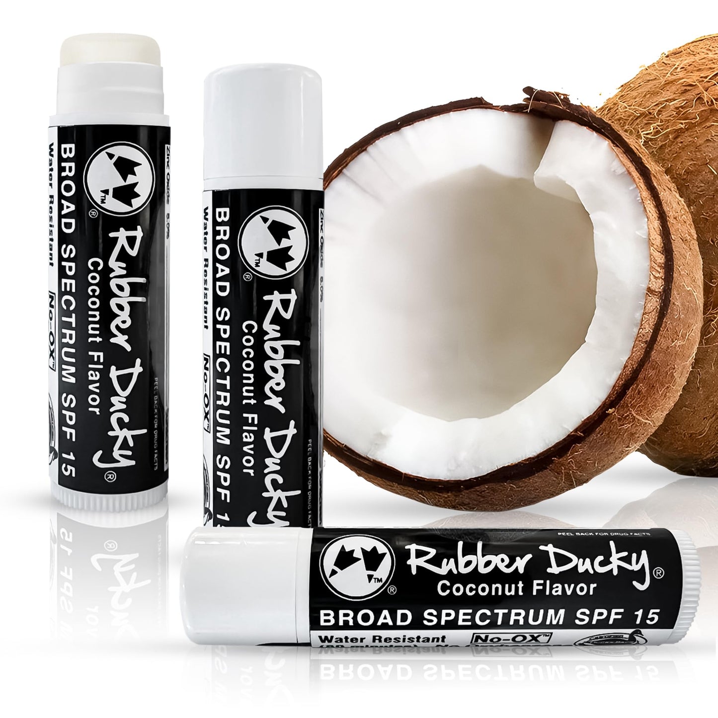 Rubber Ducky SPF 15 lip protection 3 pack bundle