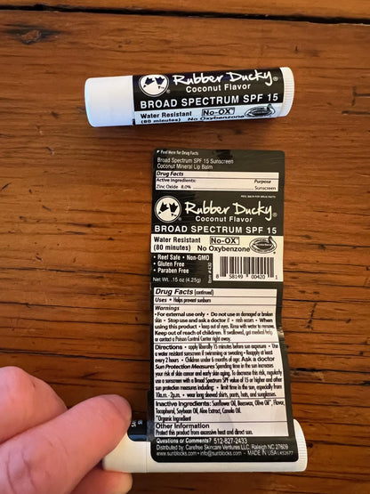 USA imported Rubber Ducky lip care product collection