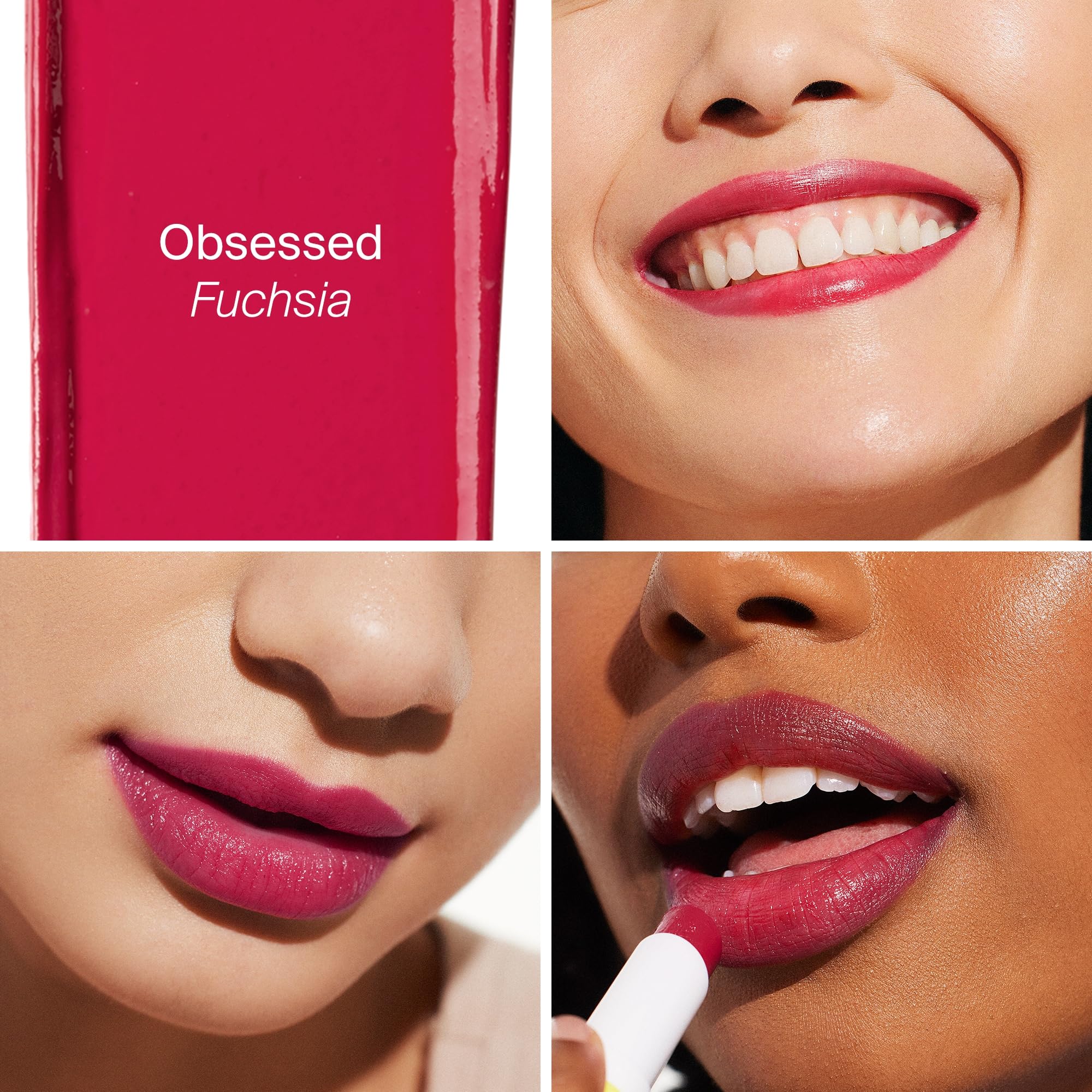 Supergoop! mineral SPF lipstick swatch on skin
