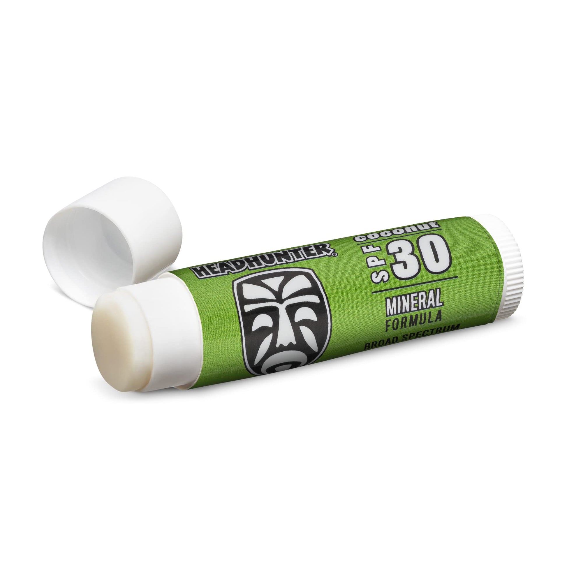 Three pack Headhunter mineral lip balm for sun protection
