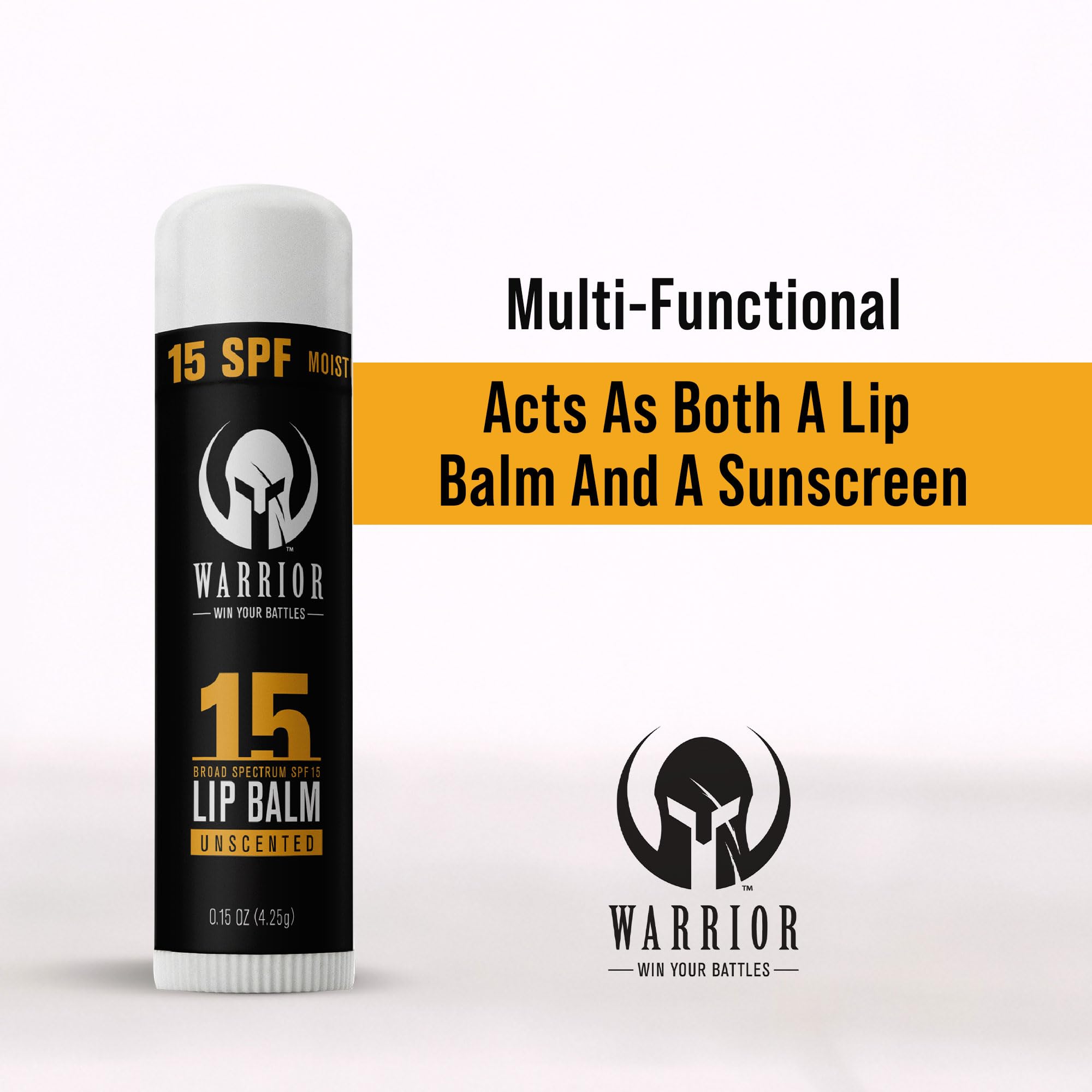 Authentic Warrior lip balm USA imported packaging