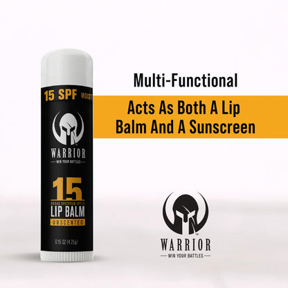 Authentic Warrior lip balm USA imported packaging