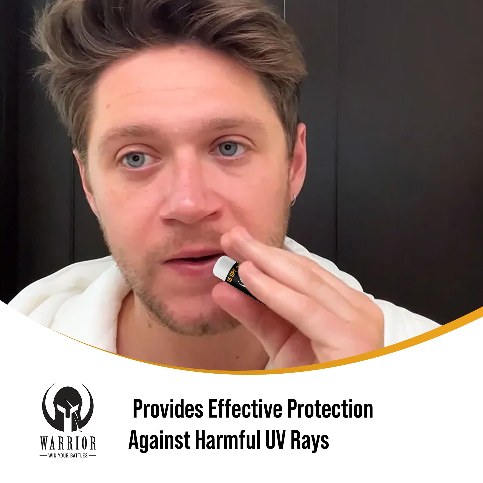 Unscented lip balm for outdoor protection