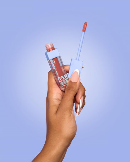 Undefined mineral lip sunscreen oil texture swatch