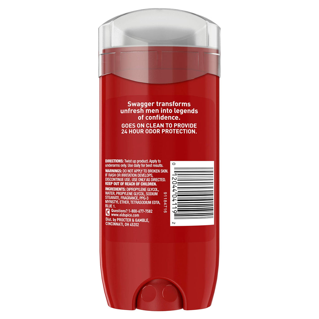 Old Spice men deodorant 3.8 ounce size packaging angle