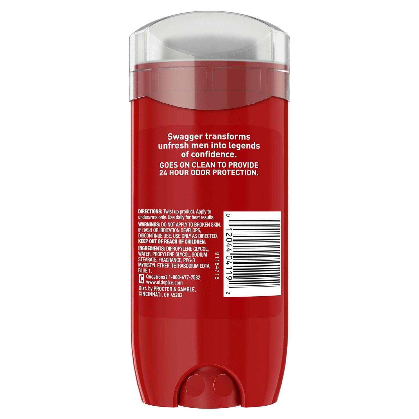 Old Spice three point eight ounce large size men deodorant