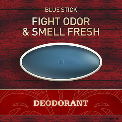 Authentic USA imported Old Spice aluminum free deodorant packaging side